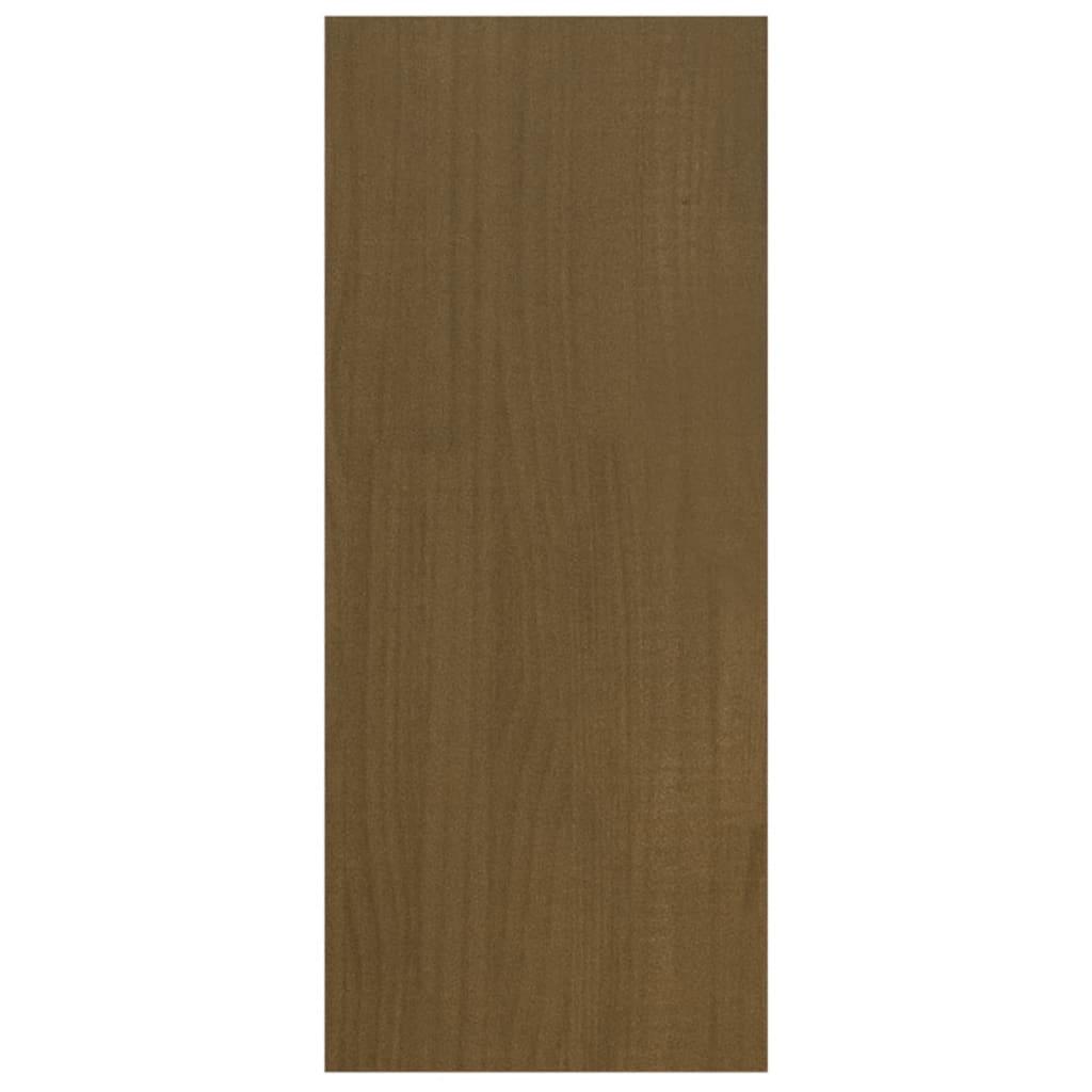 Book Cabinet Room Divider Honey Brown 100x30x71.5 cm Pinewood