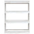 Book Cabinet/Room Divider White 100x30x103 cm Solid Pinewood