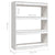 Book Cabinet/Room Divider White 100x30x103 cm Solid Pinewood