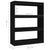 Book Cabinet/Room Divider Black 100x30x103 cm Solid Pinewood