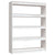 Book Cabinet/Room Divider White 100x30x135.5 cm Solid Pinewood