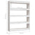 Book Cabinet/Room Divider White 100x30x135.5 cm Solid Pinewood