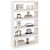 Book Cabinet/Room Divider White 100x30x167.5 cm Solid Pinewood