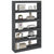 Book Cabinet/Room Divider Grey 100x30x167.5 cm Solid Pinewood