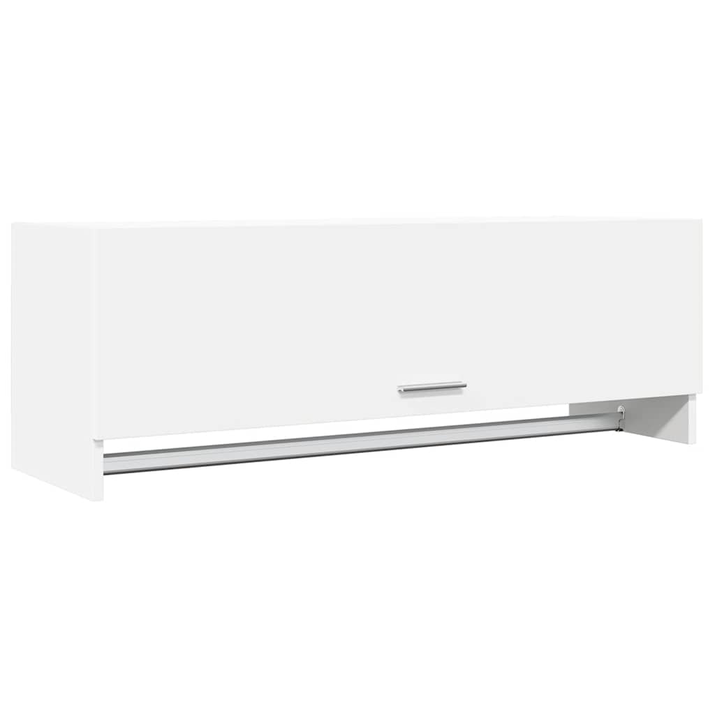 Wardrobe White 100x32.5x35 cm Engineered Wood