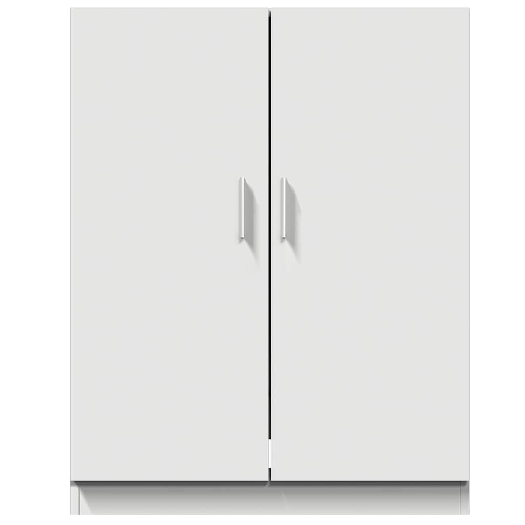 Washing Machine Cabinet White 71x71.5x91.5 cm