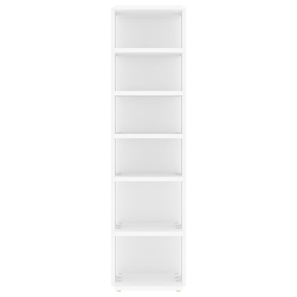 Shoe Cabinets 2 pcs White 27.5x27x102 cm Engineered Wood