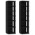 Shoe Cabinets 2 pcs Black 27.5x27x102 cm