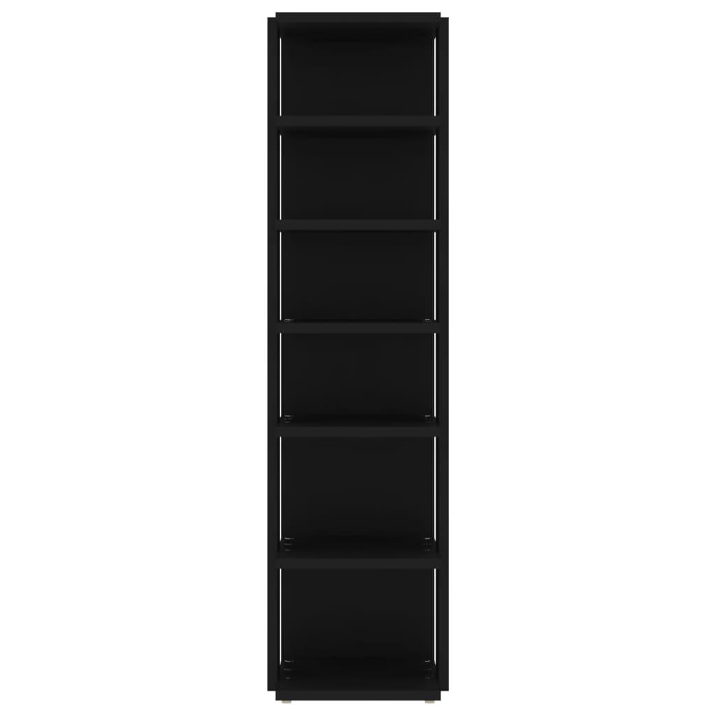 Shoe Cabinets 2 pcs Black 27.5x27x102 cm