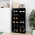 Shoe Cabinets 2 pcs Black 27.5x27x102 cm