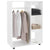 Wardrobe White 80x40x110 cm Engineered Wood