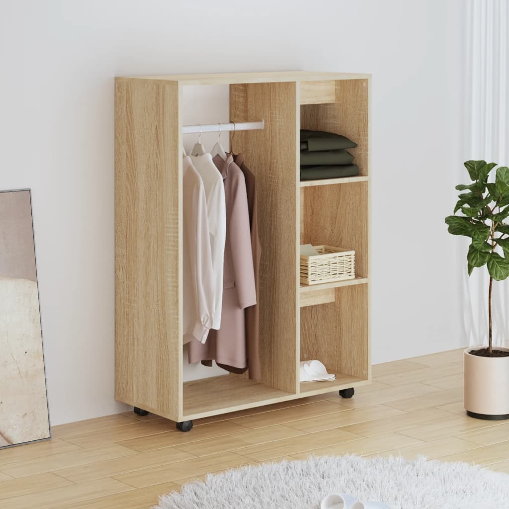 Wardrobe Sonoma Oak 80x40x110 cm Engineered Wood