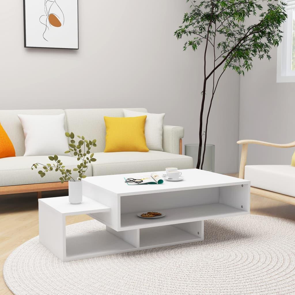 Coffee Table White 105x55x32 cm Engineered Wood