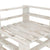 Garden 2-Seater Pallet Sofa White Solid Pinewood