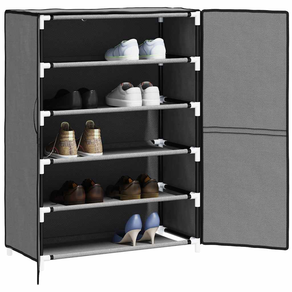 Shoe Cabinet Grey 60x28x90 cm Fabric