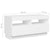 TV Cabinet with LED Lights White 180x35x40 cm