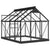 Greenhouse Replacement Frame Anthracite 155x103x191 cm Aluminium