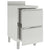 Commercial Kitchen Cabinet with 2 Drawers Stainless Steel