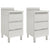 Commercial Kitchen Cabinets with 3 Drawers 2 pcs Stainless Steel