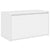 Hall Bench 80x40x45 cm White Engineered Wood