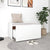 Hall Bench 80x40x45 cm White Engineered Wood