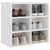 Shoe Cabinets 2 pcs White 52.5x30x50 cm