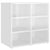 Shoe Cabinets 2 pcs High Gloss White 52.5x30x50 cm