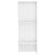 Hallway Cabinet White 97.5x37x99 cm Engineered Wood