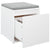 Box Drawer White 40.5x40x40 cm Engineered Wood