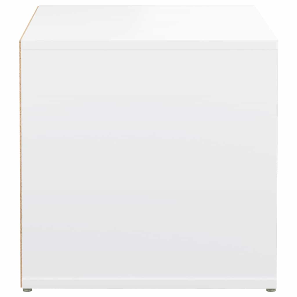 Box Drawer White 40.5x40x40 cm Engineered Wood