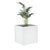 Planter Box White 40x40x40 cm Engineered Wood