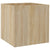 Planter Box Sonoma Oak 40x40x40 cm Engineered Wood