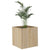 Planter Box Sonoma Oak 40x40x40 cm Engineered Wood