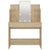 Dressing Table with LED Sonoma Oak 96x40x142 cm