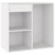 Cosmetic Cabinet White 80x40x75 cm Engineered Wood