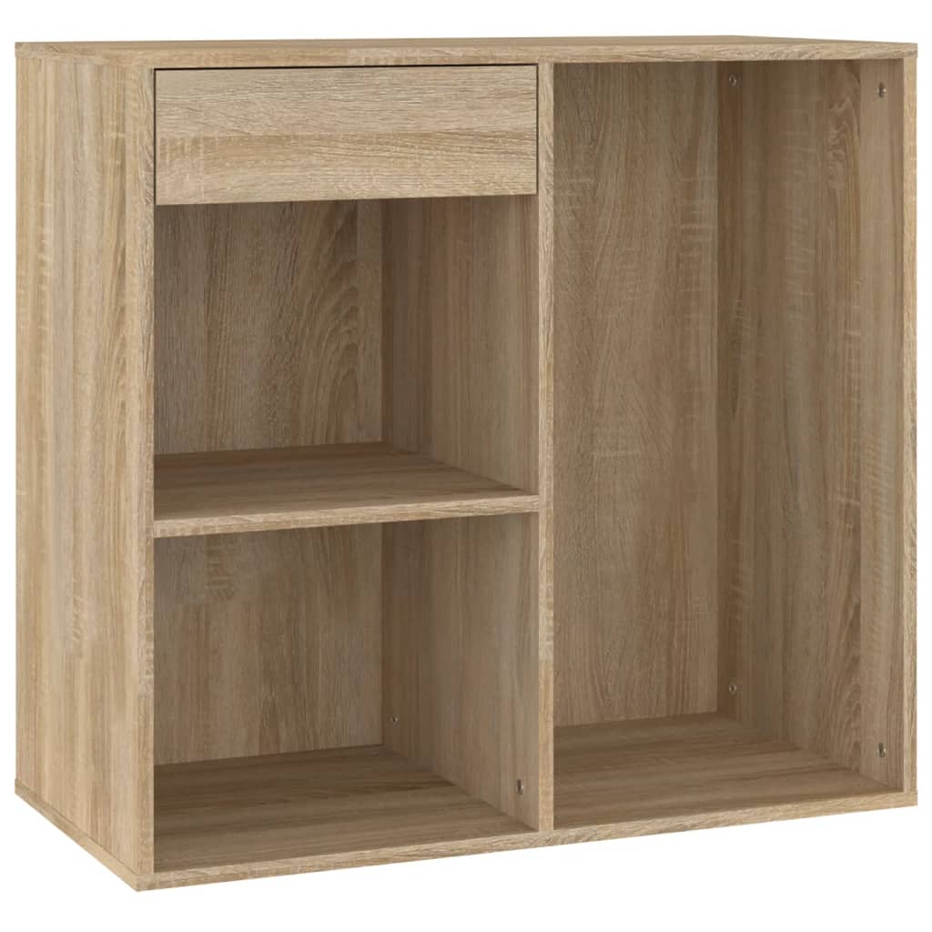 Cosmetic Cabinet Sonoma Oak 80x40x75 cm Engineered Wood