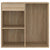 Cosmetic Cabinet Sonoma Oak 80x40x75 cm Engineered Wood