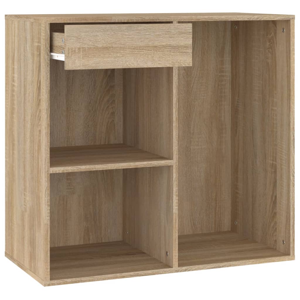 Cosmetic Cabinet Sonoma Oak 80x40x75 cm Engineered Wood