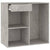 Cosmetic Cabinet Concrete Grey 80x40x75 cm Engineered Wood