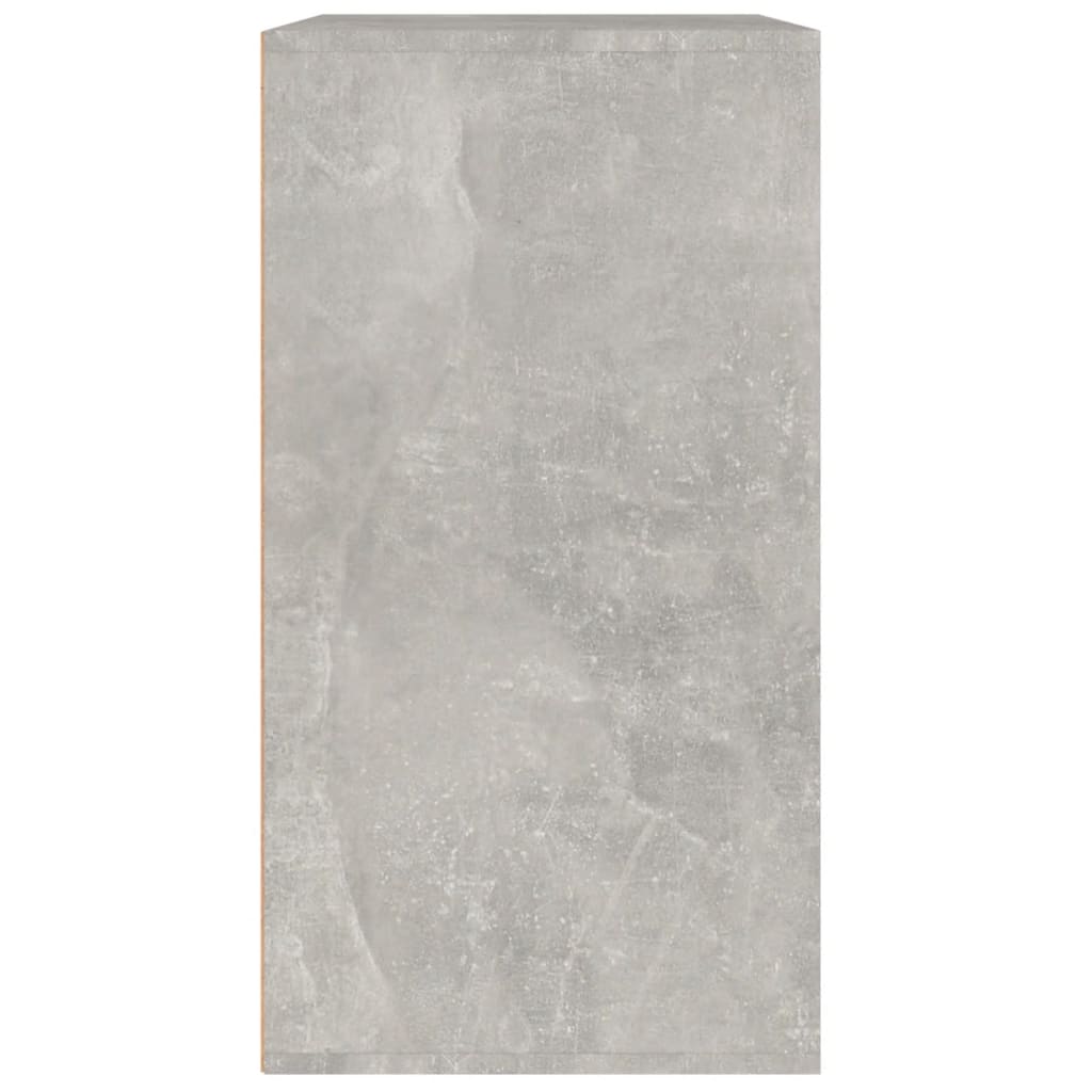 Cosmetic Cabinet Concrete Grey 80x40x75 cm Engineered Wood