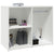 Dressing Cabinet White 80x40x65 cm Engineered Wood