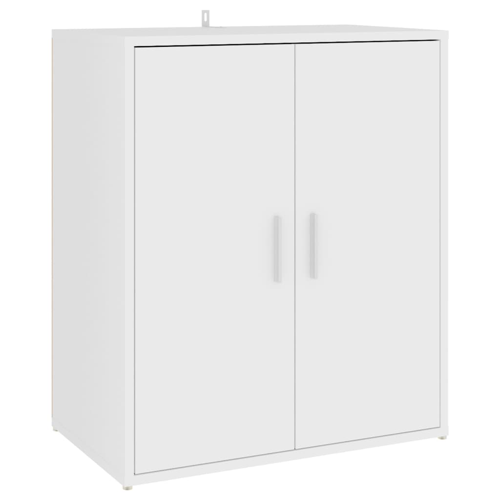 Shoe Cabinet White 60x35x70 cm Engineered Wood