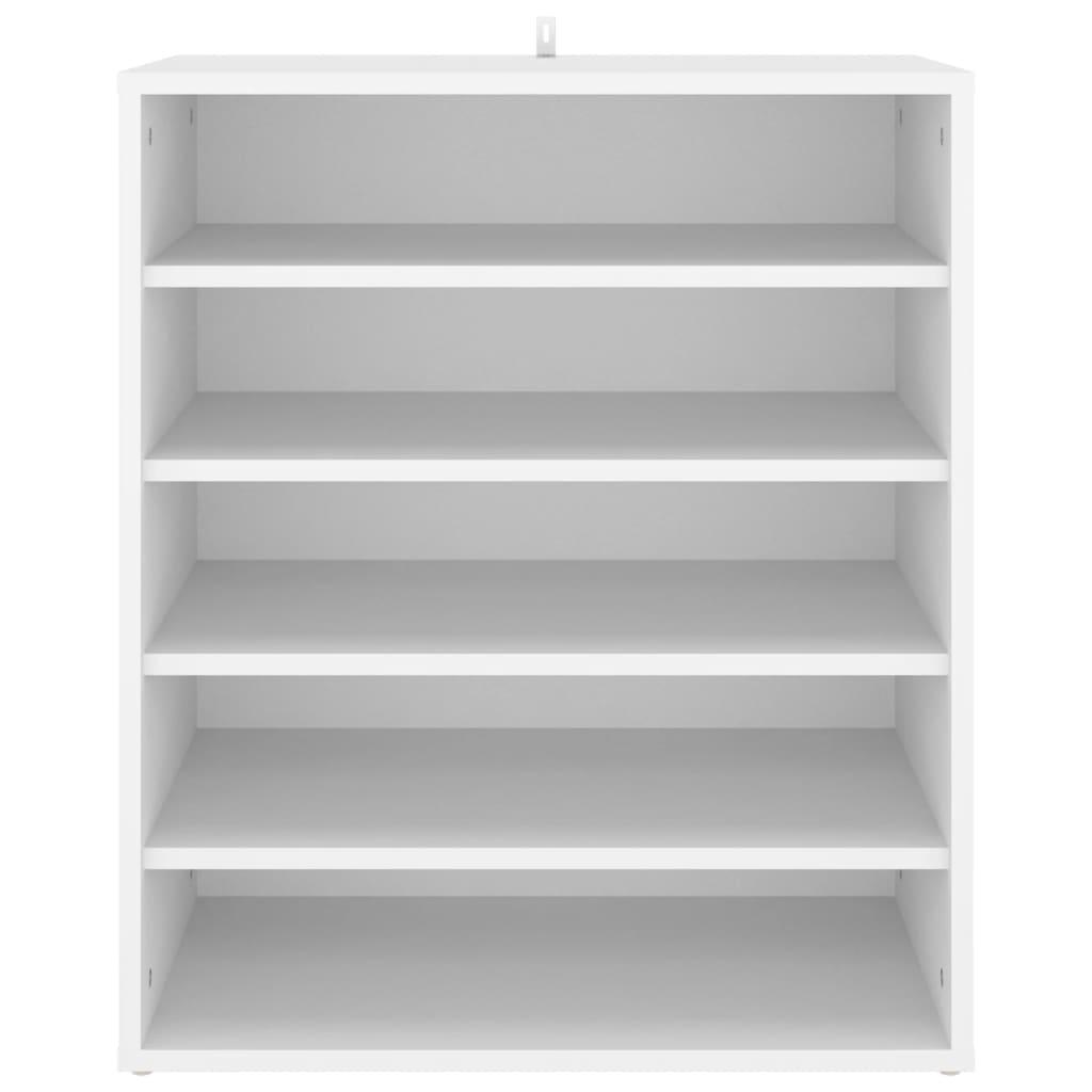 Shoe Cabinet White 60x35x70 cm Engineered Wood