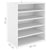 Shoe Cabinet White 60x35x70 cm Engineered Wood