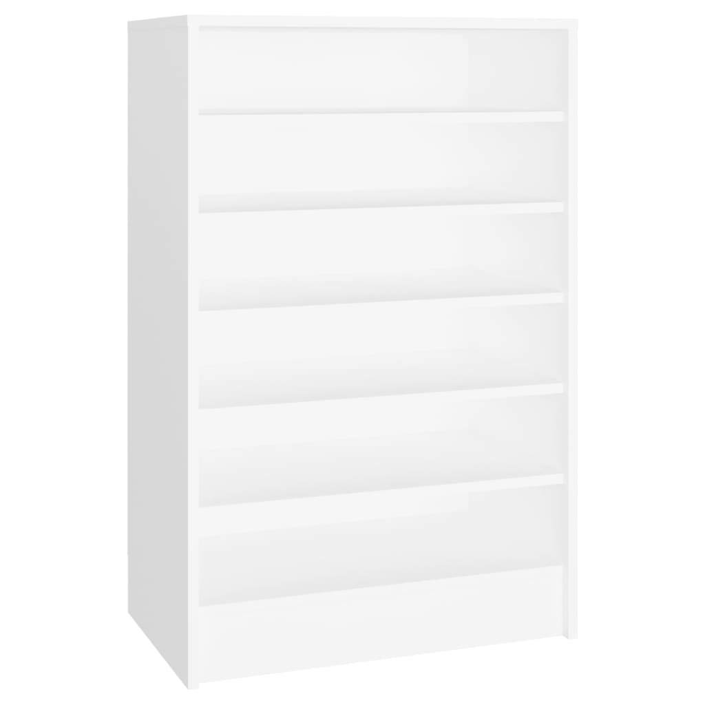 Shoe Cabinet White 60x35x92 cm Engineered Wood