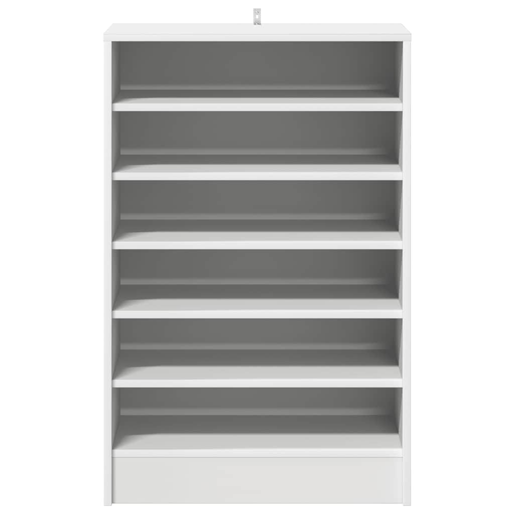 Shoe Cabinet White 60x35x92 cm Engineered Wood