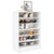 Shoe Cabinet White 60x35x92 cm Engineered Wood