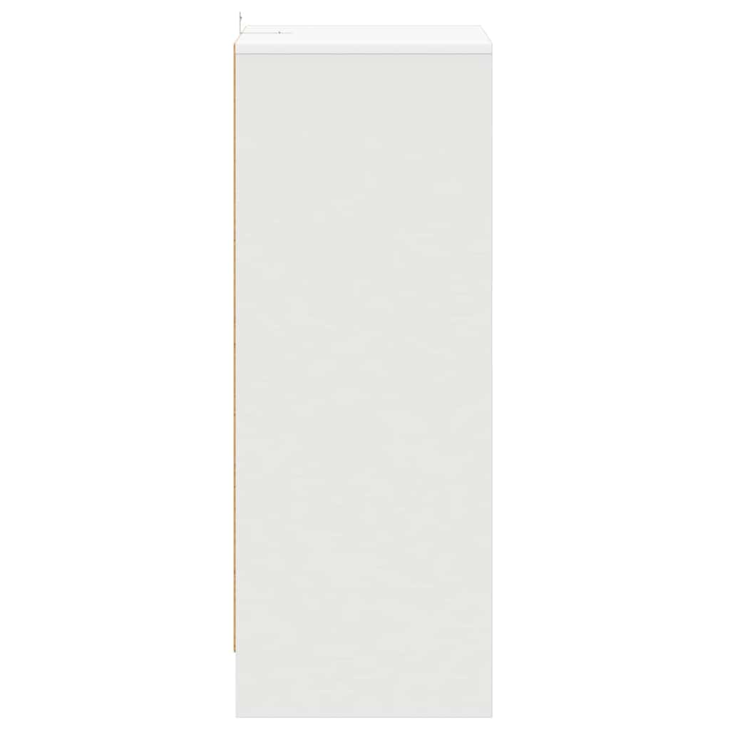 Shoe Cabinet White 60x35x92 cm Engineered Wood