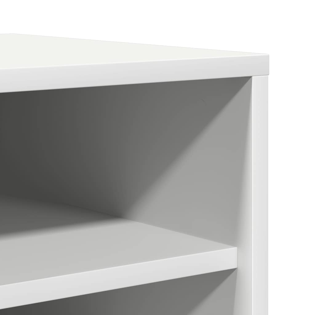 Shoe Cabinet White 60x35x92 cm Engineered Wood