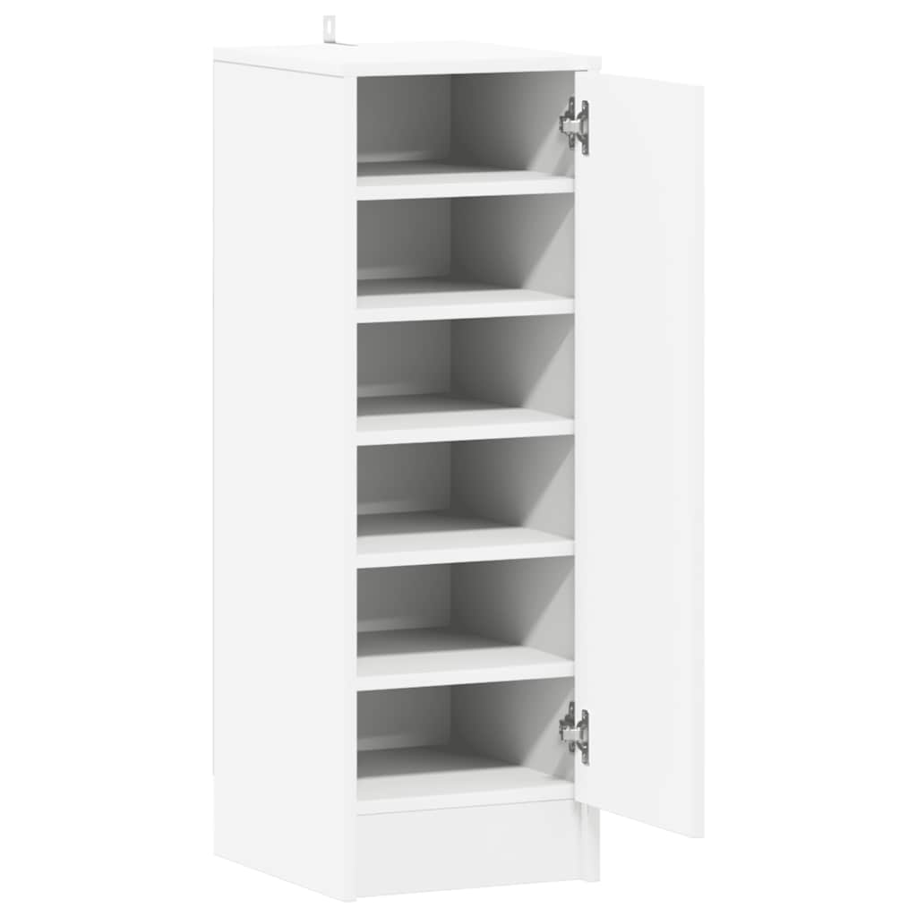 Shoe Cabinet White 32x35x92 cm Engineered Wood